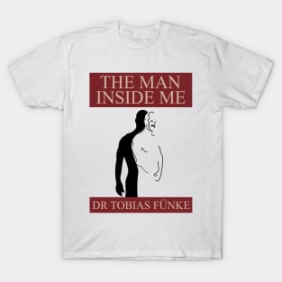 Tobias Funke The Man Inside Me Book T-Shirt